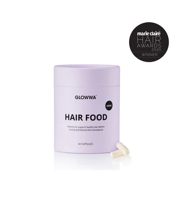 Glowwa Hair Food Menopause, integratore capelli menopausa - confezione fronte