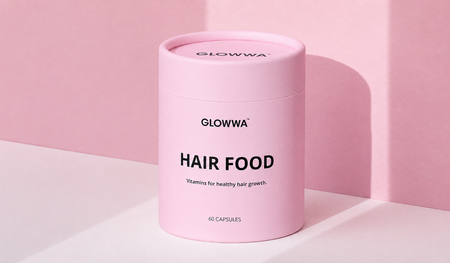 Glowwa Hair Food Original integratore capelli biotina zinco MSM 60 capsule vegano